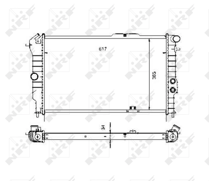 Comprar 58972 NRF Radiador de auto