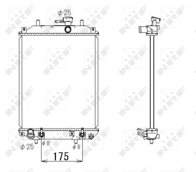 Comprar 53414 NRF Radiador de auto