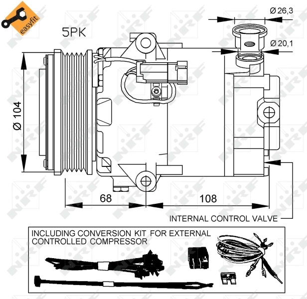 Compresor de ac NRF 32429