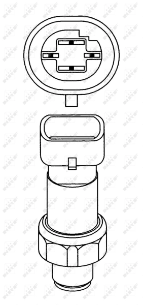 Sensor de presion de aire acondicionado 38930 NRF