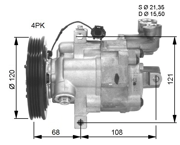  Compresor de aire acondicionado Nissan Micra 