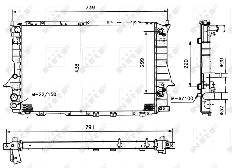 51317 NRF Refrigeración del motor