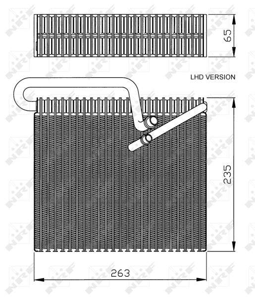 Evaporador de aire acondicionado AE51000S Mahle Original