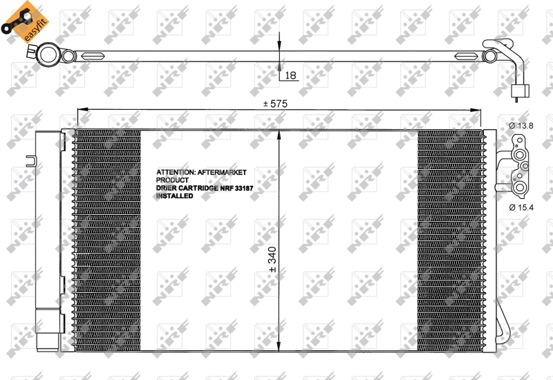 Condensador NRF 35773