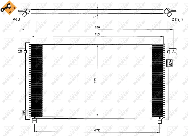 Condensador NRF 35574