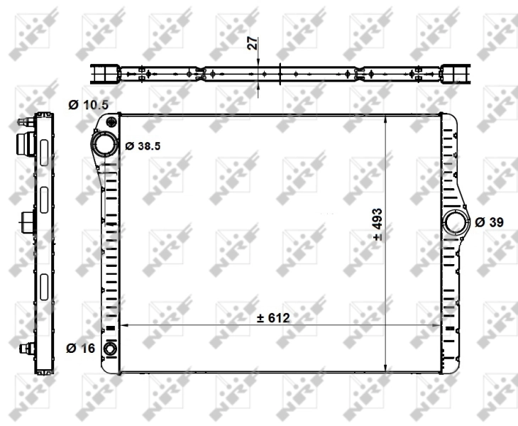 Radiador 50479 NRF