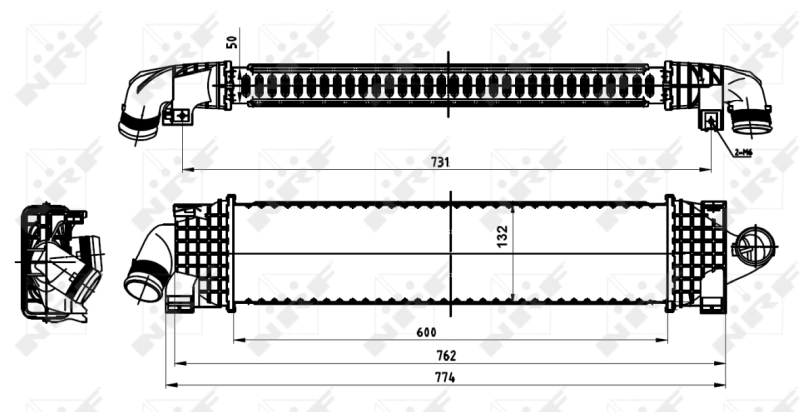 Intercooler 30870 NRF