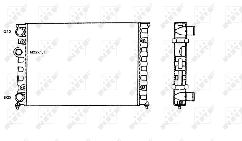 Comprar 58819 NRF Radiador de auto