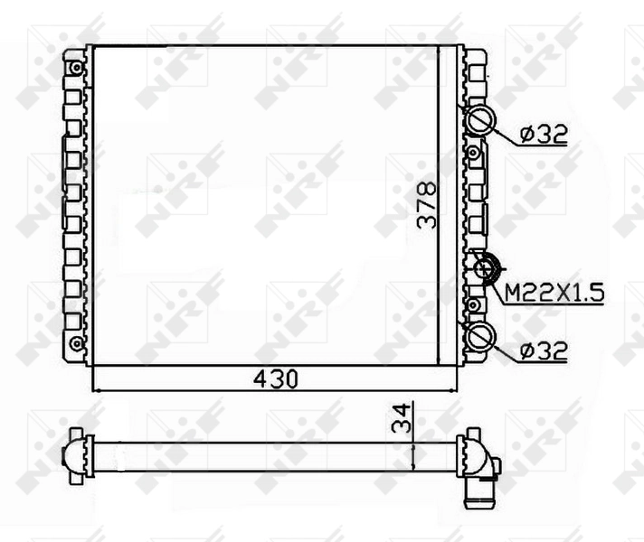Comprar 509519 NRF Radiador de auto