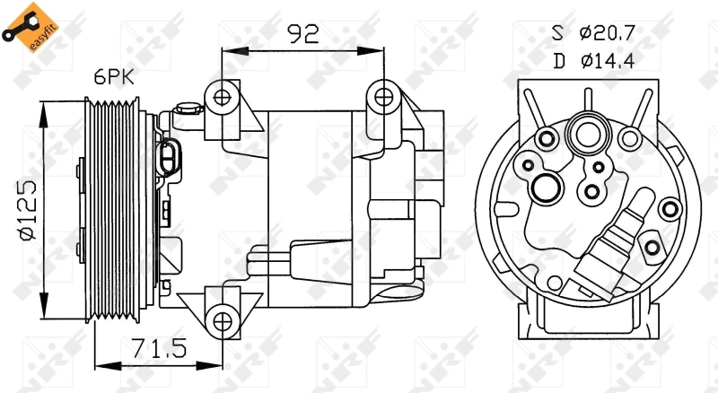 Comprar 8200470242 VAG Compresor de aire acondicionado coche