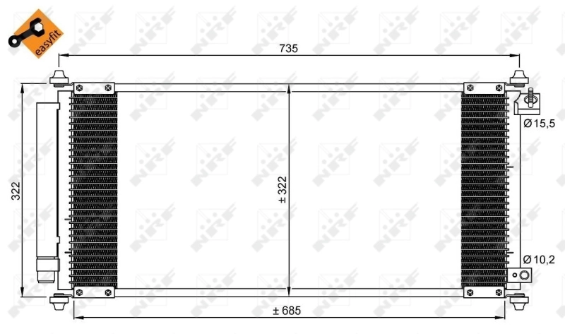 Condensador NRF 35791