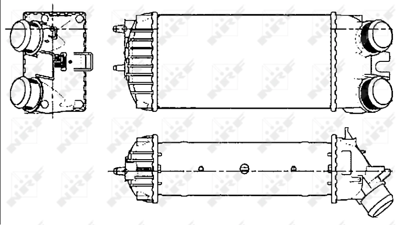 Intercooler 30278 NRF