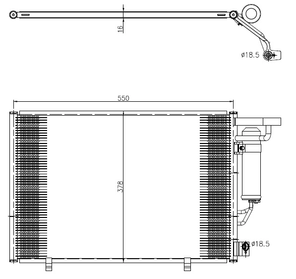 Comprar Condensador de aire acondicionado Ford Ka  UK, FK a bajo precio