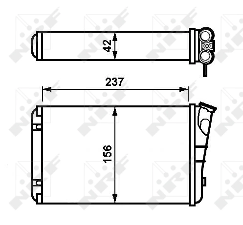 Comprar Radiador calefacción Opel Omega B 25, 26, 27