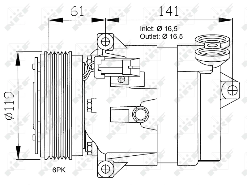 Compresor ac NRF 32021 precio, desde 197,08 EUR