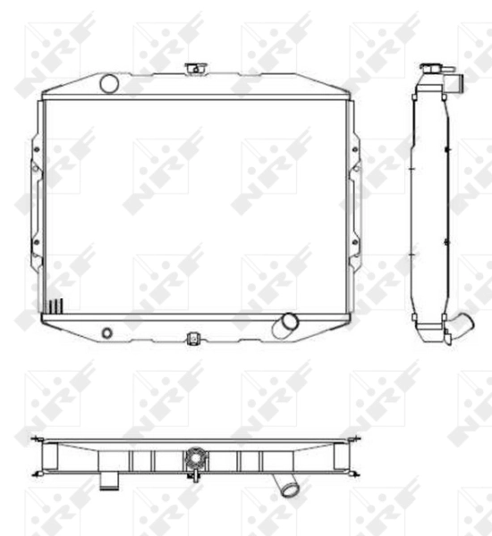 HR171501 Mitsubishi Refrigeración del motor