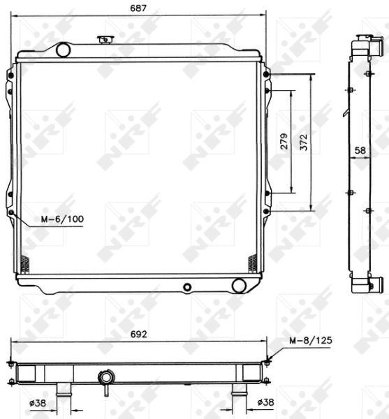 Água radiador Jdeus M0280440 precio, desde 147,21 EUR