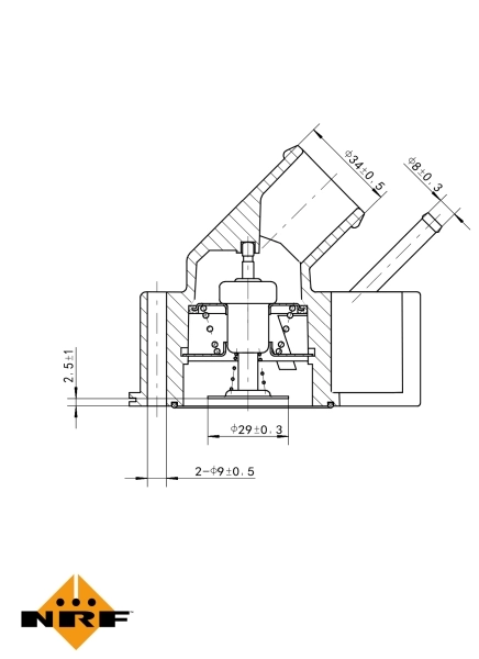 Termostato 725102 NRF
