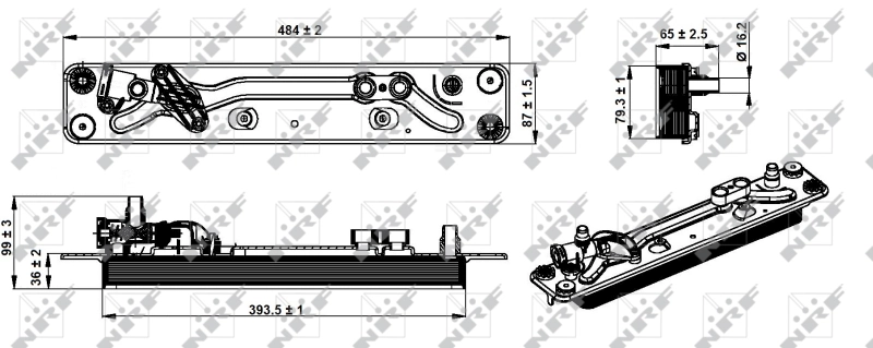 31285 NRF Radiador de refrigeración de la transmisión