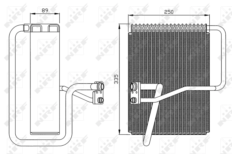  Evaporador de aire acondicionado Chrysler Voyager 