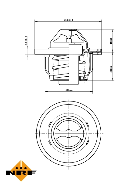 Termostato 725150 NRF