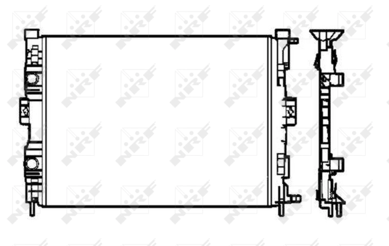Comprar 58328 NRF Radiador de auto