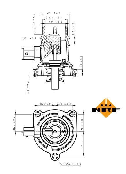 Termostato 725024 NRF