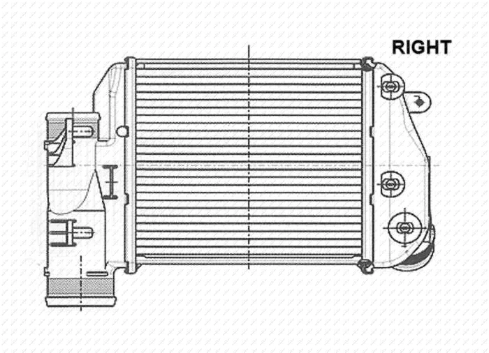 Intercooler 30768 NRF