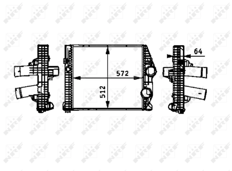 Intercooler A9585010301 Mercedes