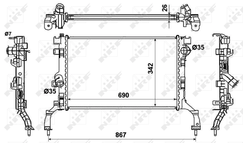 RA0231030 Jdeus Refrigeración del motor