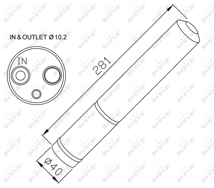 Filtro deshidratante NRF 33304