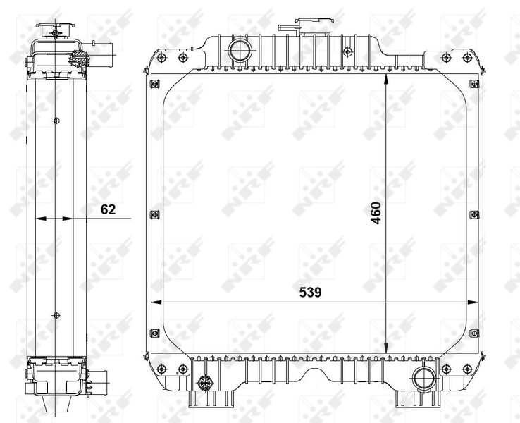 Radiador 54069 NRF
