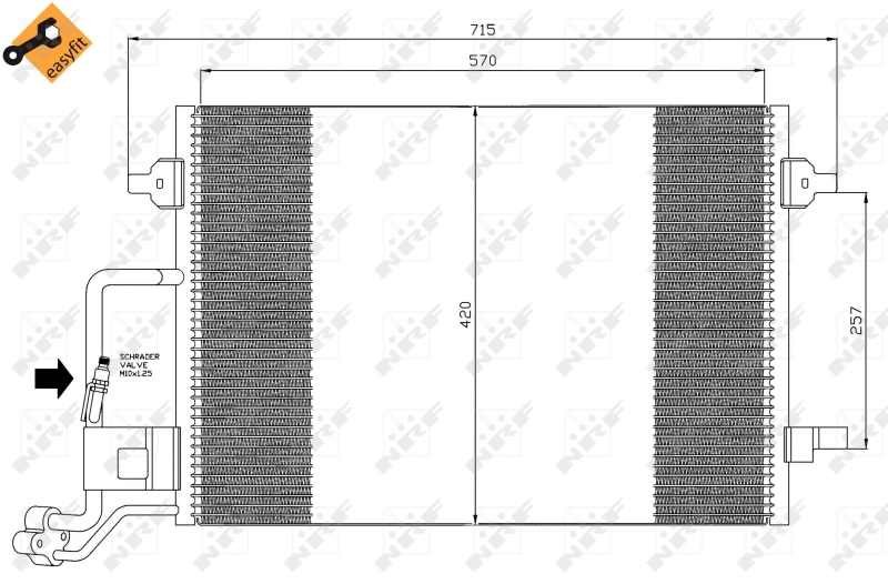 Comprar 35359 NRF Condensador de aire acondicionado