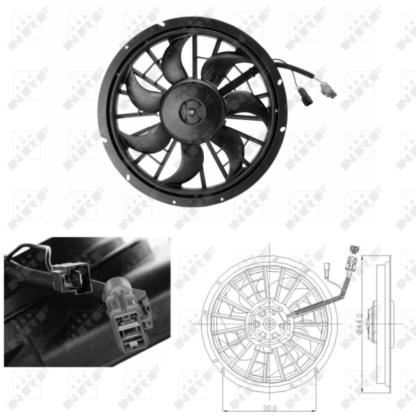 Comprar Ventilador eléctrico de refrigeración completo (motor y hélice) Volvo V70 I LV a bajo precio