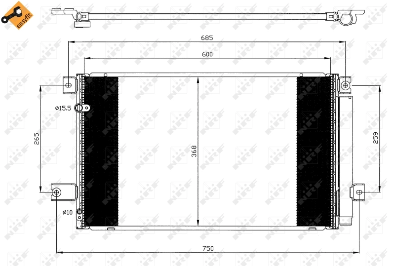 Comprar Condensador aire acondicionado Toyota Corolla VERSO R10