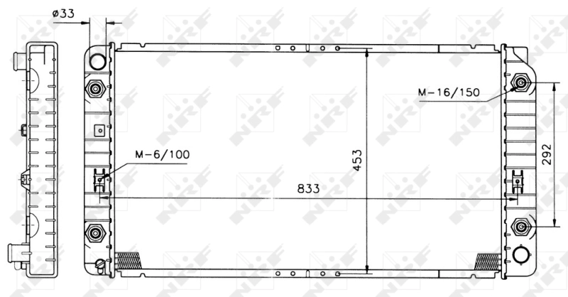 Radiador 50212 NRF
