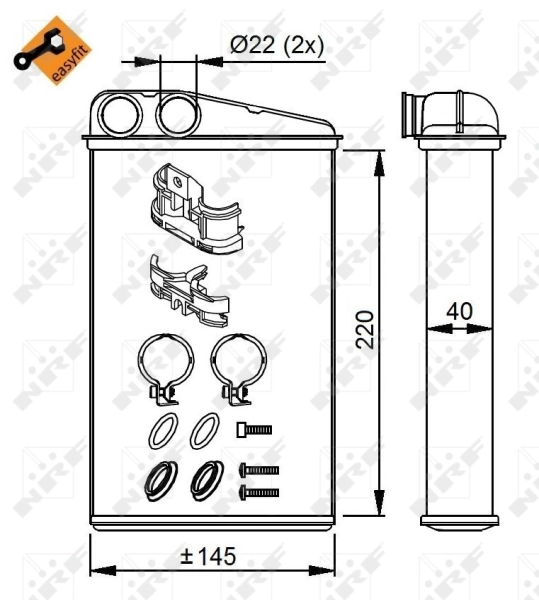 Calefactor NRF 54272