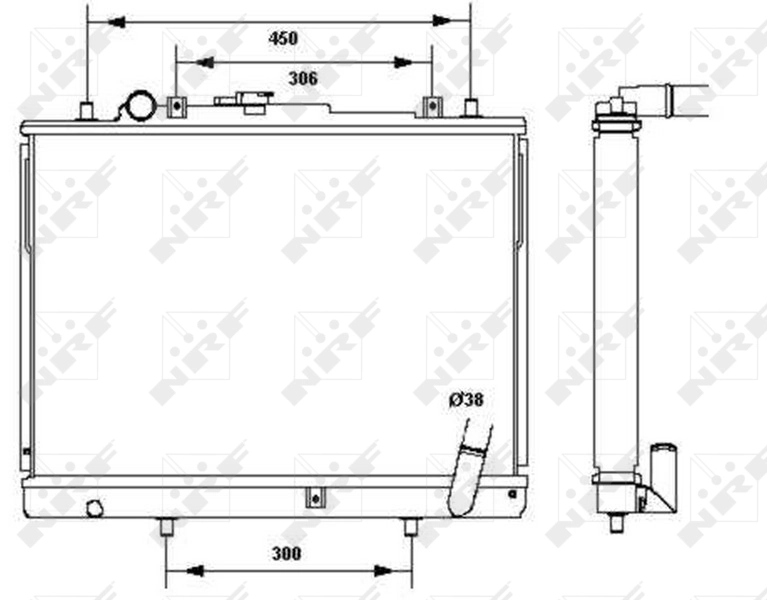 Comprar 52233 NRF Radiador de auto