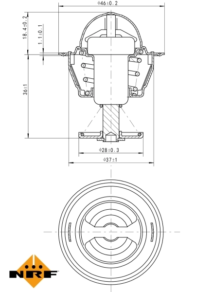 Termostato 725109 NRF