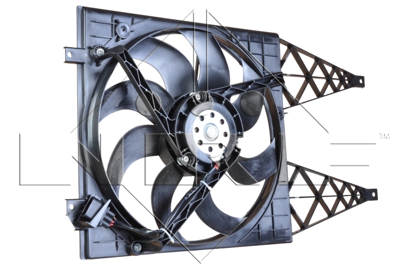 47374 NRF Ventilador eléctrico de aire acondicionado completo (motor y aspa)