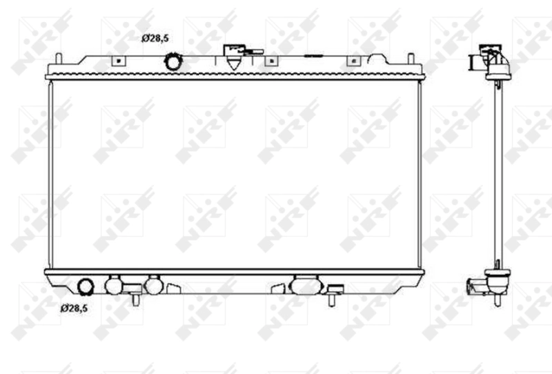 Comprar 53387 NRF Radiador de auto