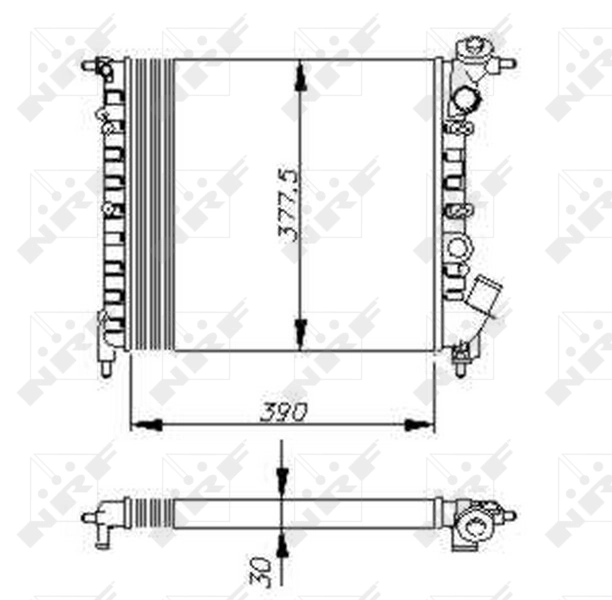 Comprar 58771 NRF Radiador de auto