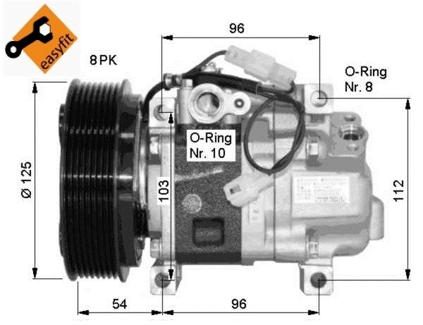 Comprar 32457G NRF Compresor de aire acondicionado coche