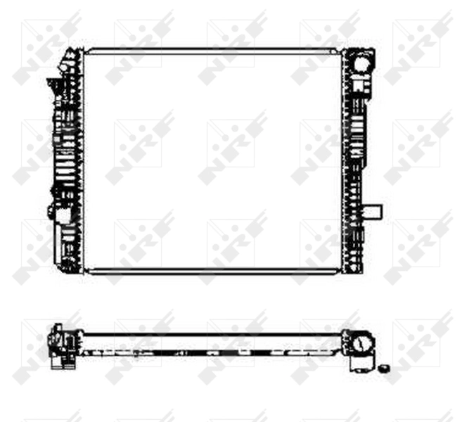 Radiador de água Mercedes A9705000503