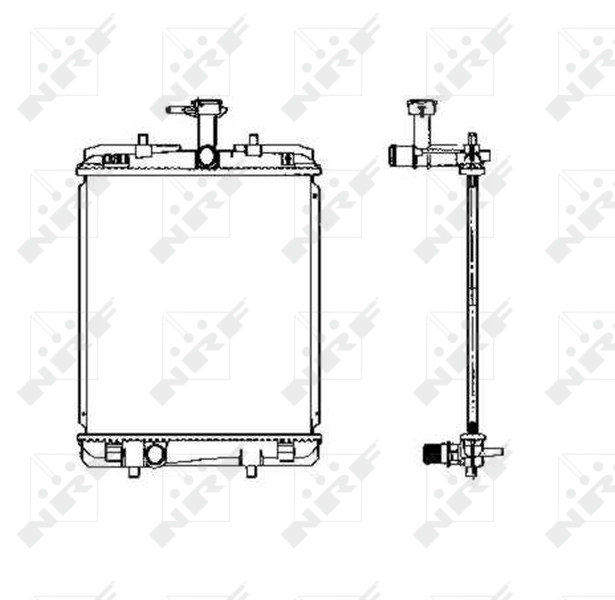 Comprar 53459 NRF Radiador de auto