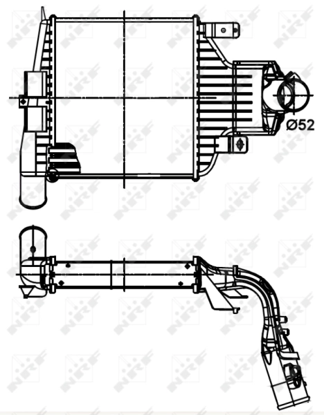 Intercooler 30301 NRF