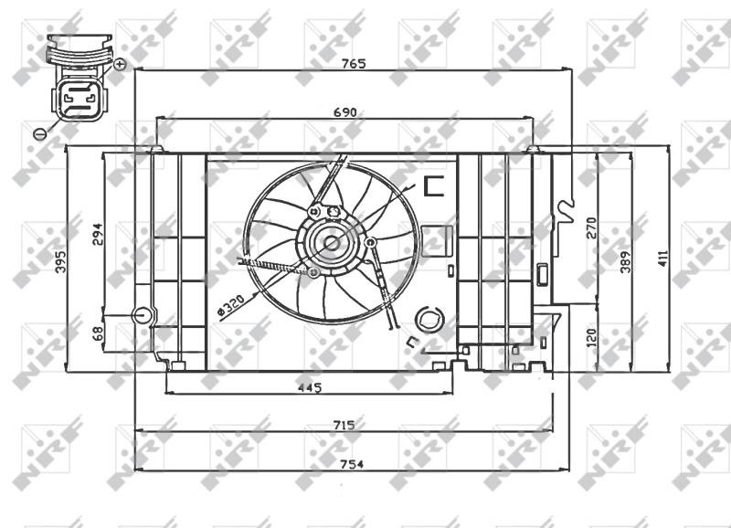Ventilador del radiador NRF 47740 precio, desde 25,05 EUR