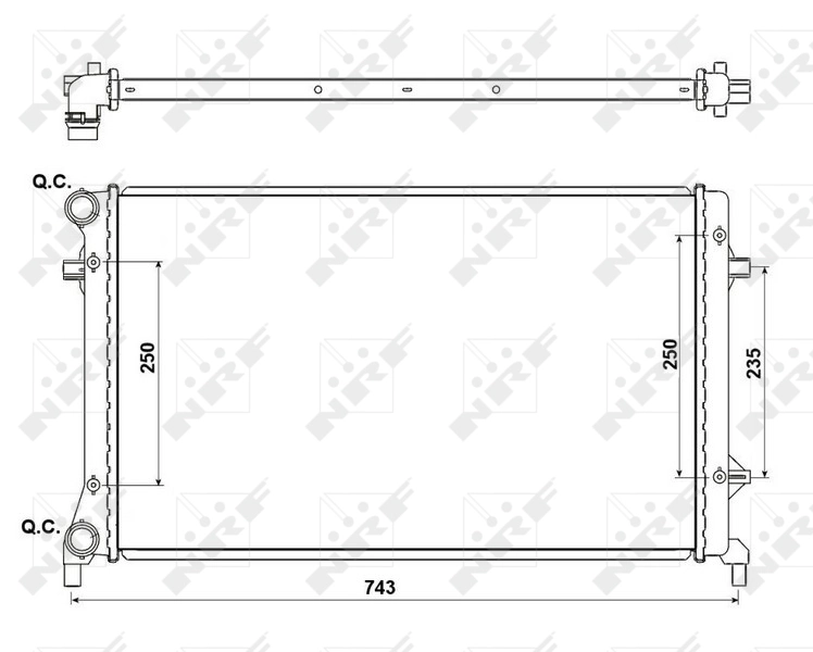 Comprar 53405A NRF Radiador de auto
