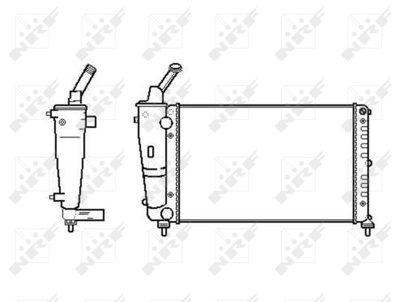 Comprar 53620 NRF Radiador de auto