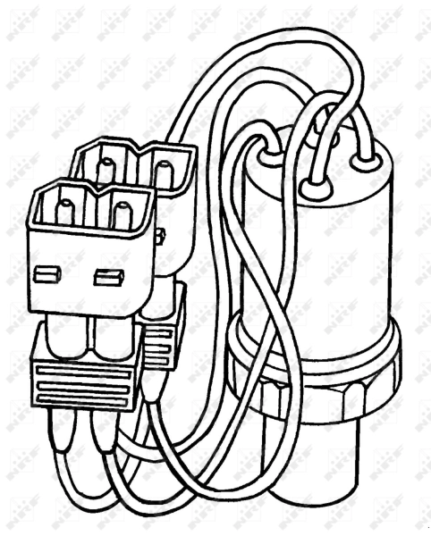 Sensor de presion de aire acondicionado 8390582 Mercedes